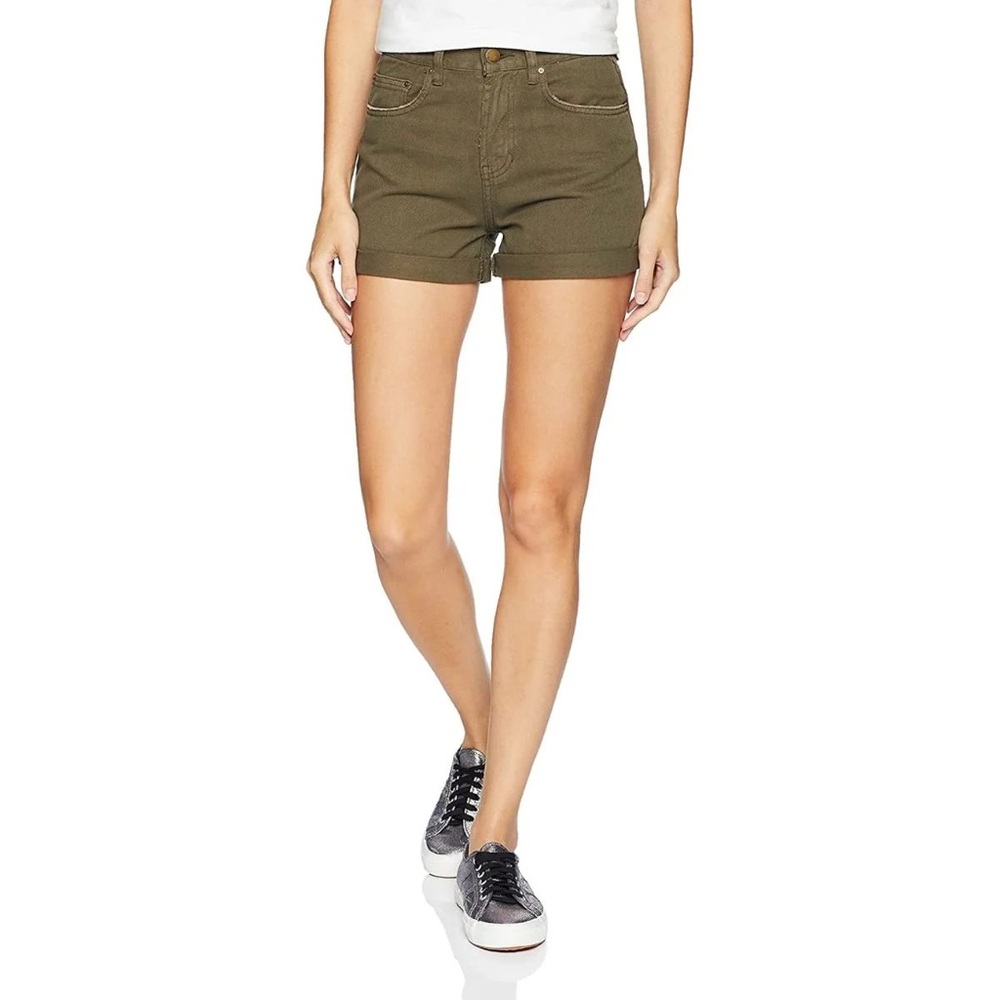 Billabong Olive Green Jean Shorts Classic Style
